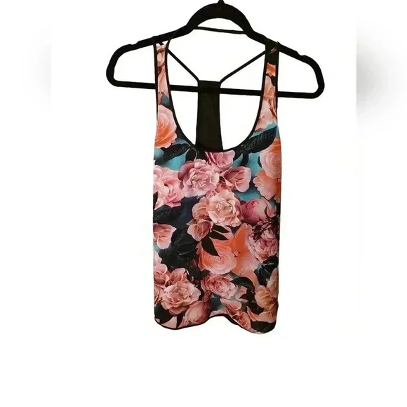 Lululemon Coastal Tank Secret Garden / Black - Picture 3 of 4